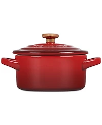 Le Creuset Figural Heart Collection Stoneware Mini Round Cocotte