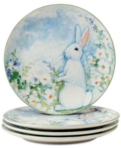 Certified International Easter Morning Dinner Plates Set of 4
