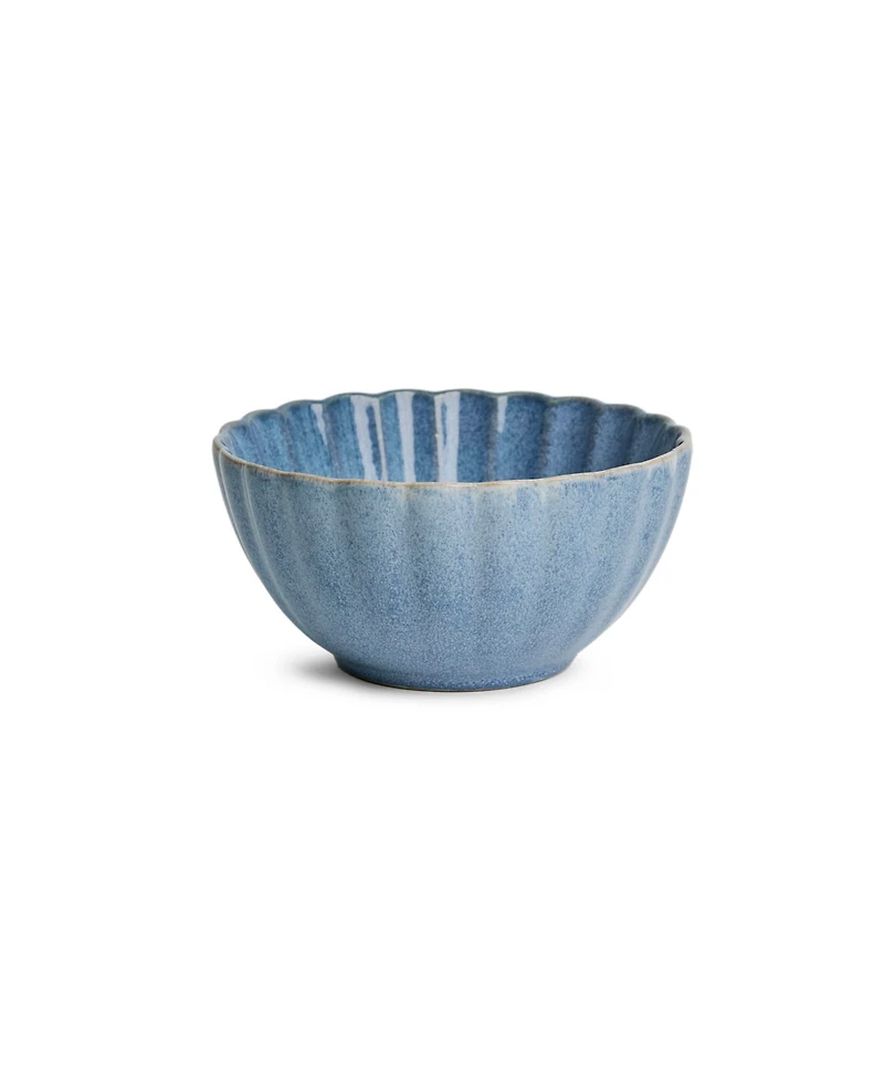 Sango Frill Reactive Stoneware 12 Pc. Dinnerware Set, Service for 4