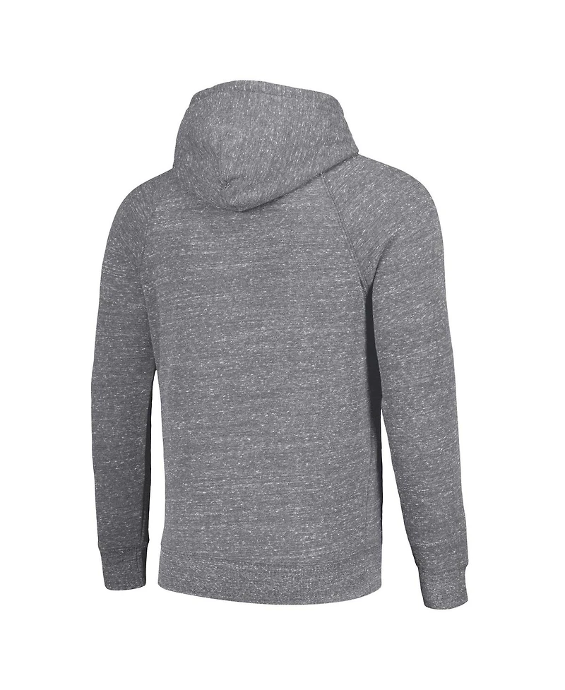 Men's and Women's Homage Gray Philadelphia Eagles Hyperlocal Raglan Pullover Hoodie