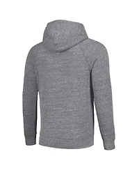 Men's and Women's Homage Gray Philadelphia Eagles Hyperlocal Raglan Pullover Hoodie
