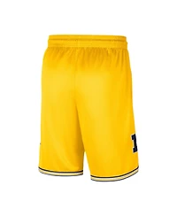 Men's Nike Maize Michigan Wolverines Limited Performance Basketball Shorts