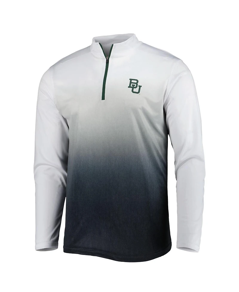 Men's Colosseum Gray Baylor Bears Team Magic Quarter-Zip Jacket