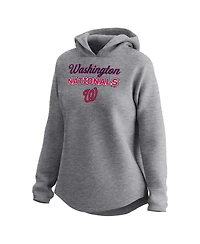 Women's Fanatics Gray Washington Nationals Legacy Pullover Hoodie and Sweatpants Set