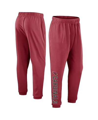 Men's Fanatics Cardinal Arizona Cardinals Chop Block Fleece Sweatpants