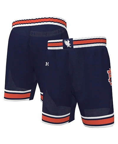 Men's Under Armour Navy Auburn Tigers Replica Basketball Shorts
