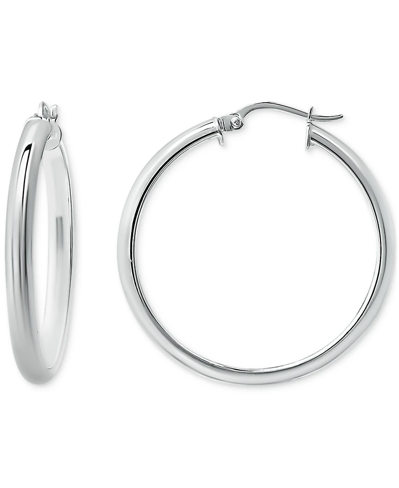 Giani Bernini Polished Small Hoop Earrings in Sterling Silver, 20mm, Created for Macy's