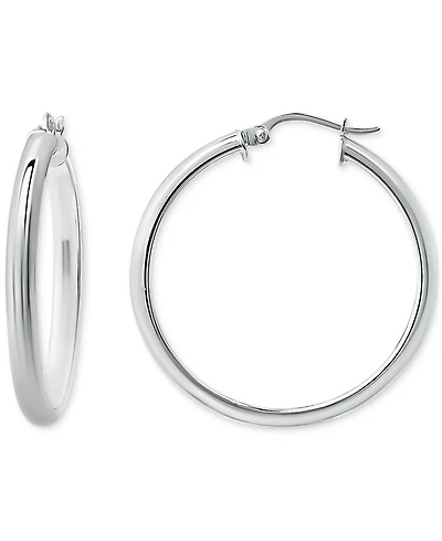 Giani Bernini Polished Small Hoop Earrings in Sterling Silver, 20mm, Created for Macy's