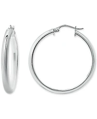 Giani Bernini Polished Small Hoop Earrings in Sterling Silver, 20mm, Created for Macy's