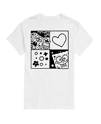 Airwaves Men's SpongeBob Short Sleeve T-shirt