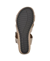 White Mountain Women's Prezo Footbed Wedge Sandals