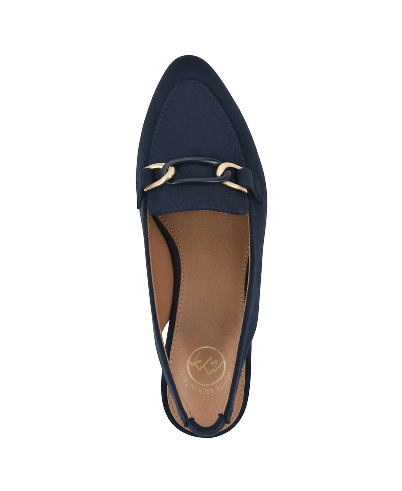 White Mountain Women's Boreal Slingback Loafers