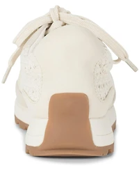 Baretraps Women's Gwenda Lace Up Crochet Sneakers