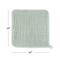 Comfy Cubs Muslin Washcloths, Pack of 10 with Gift Box