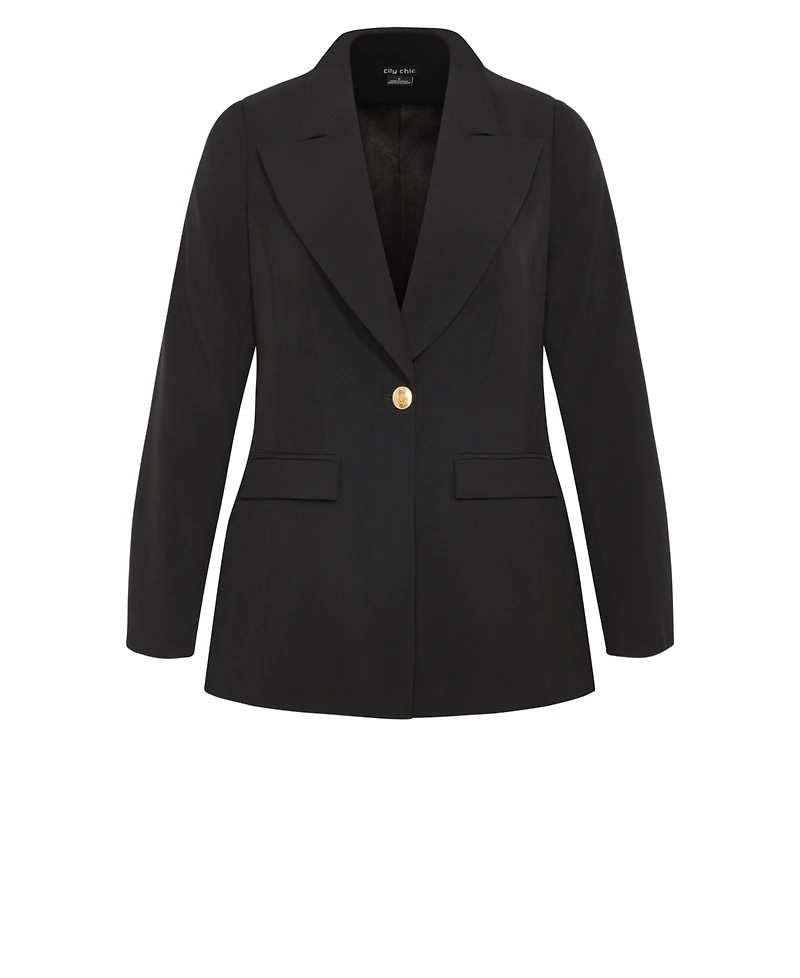 City Chic Plus Sloane Jacket