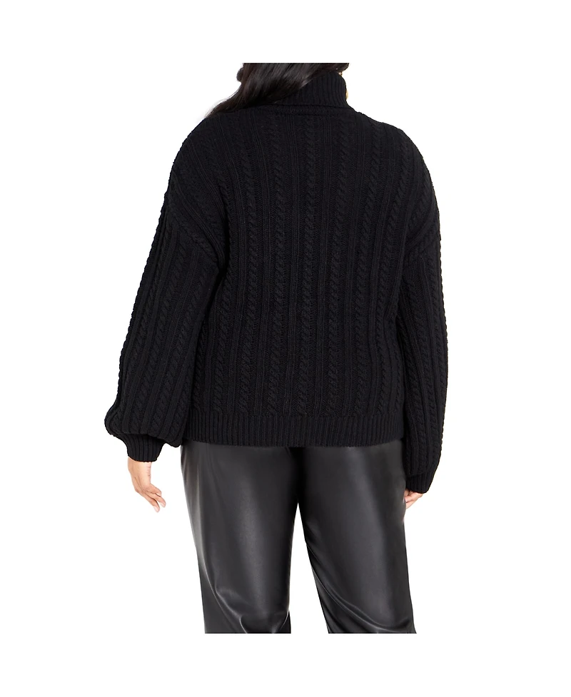 City Chic Plus Avah Sweater