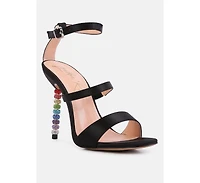 Womens Lawsuit Ankle Strap Fantasy Heel Sandals