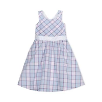 Hope & Henry Toddler Girls Sleeveless Special Occasion Party Dress with Cross Back Detail