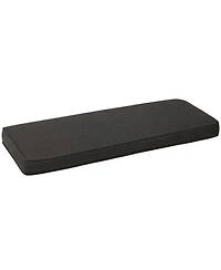 Aoodor Patio Bench Cushion Outdoor Olefin Fabric Slipcover Sponge Foam 46.5” x 17.7” 3” - Charcoal