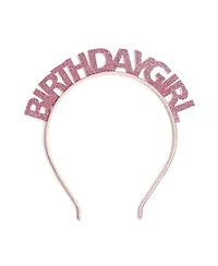 Child Girl's Pink Birthday Girl Headband