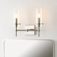 Jonathan Y Cato Bohemian Farmhouse Iron/Glass Led Vanity