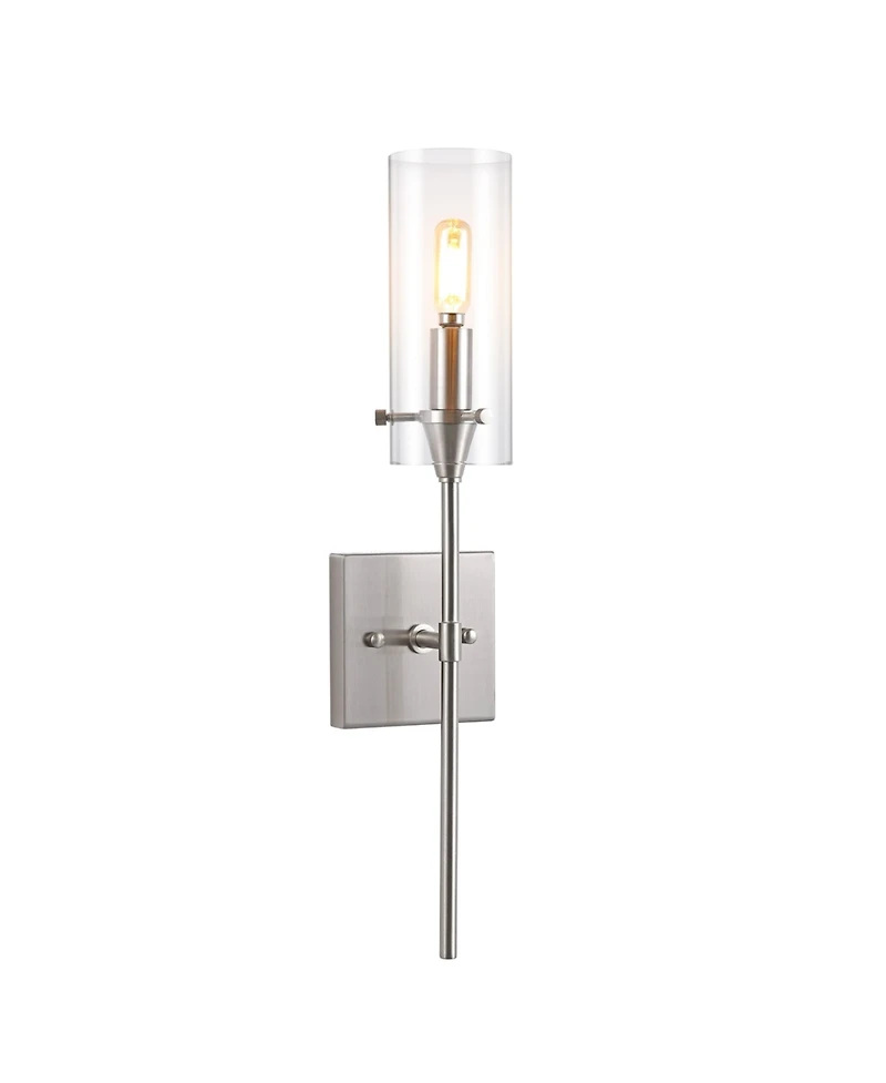 Jonathan Y Cato Bohemian Farmhouse Iron/Glass Led Vanity