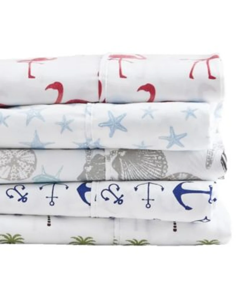 Premium Comforts Coastal Printed Microfiber Sheet Sets