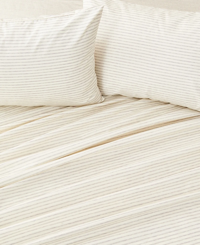 Premium Comforts Striped Wrinkle Resistant Microfiber 4-Pc. Sheet Set, Full - Stripe