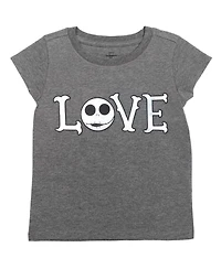 Nightmare Before Christmas Toddler Girls Disney Jack Skellington Sally 3 Pack T-Shirt