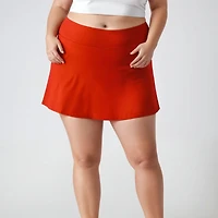 Calypsa Plus Short Swim Skort