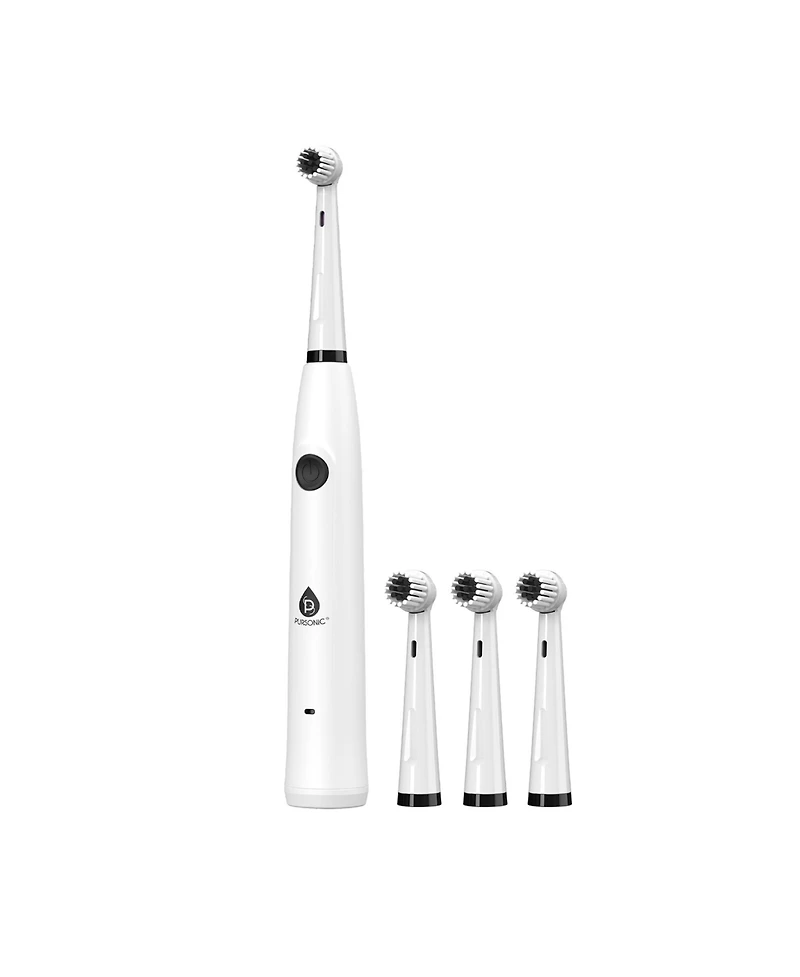 Mario Lopez Usb Rechargeable Electric Toothbrush With 3 Brush Heads