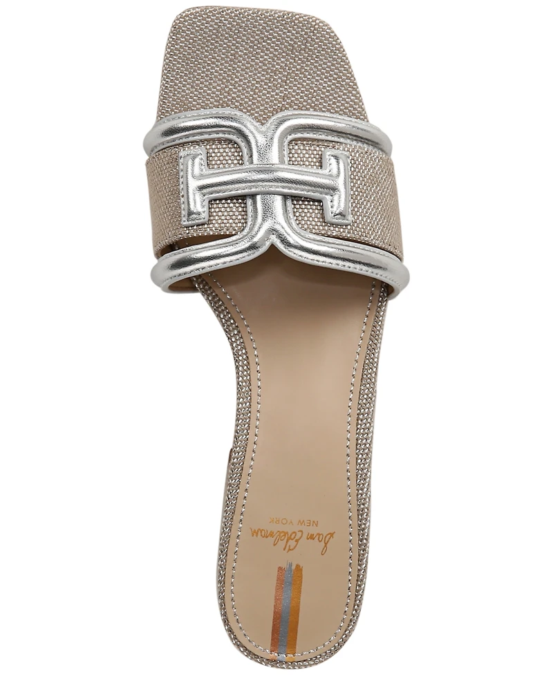 Sam Edelman Women's Waylon Block-Heel Slide Sandals