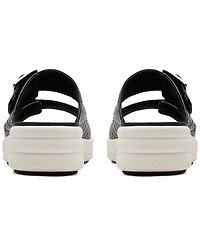 Clarks Women's Drift Buckle Slip-On Slide Wedge Sandals