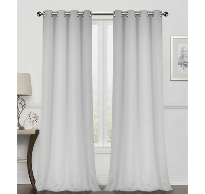 Kate Aurora 100% Thermal Room Darkening Bath & Kitchen Window Curtains