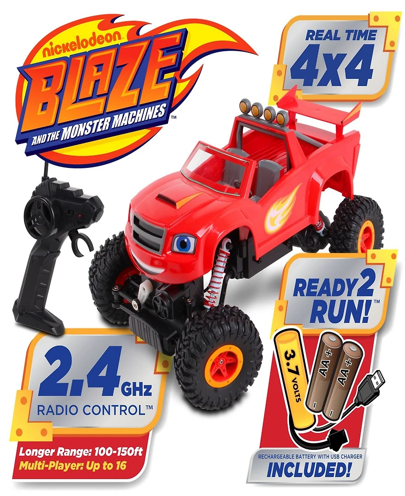 Blaze and the Monster Machines Rc Rock Crawler Blaze Monster Truck