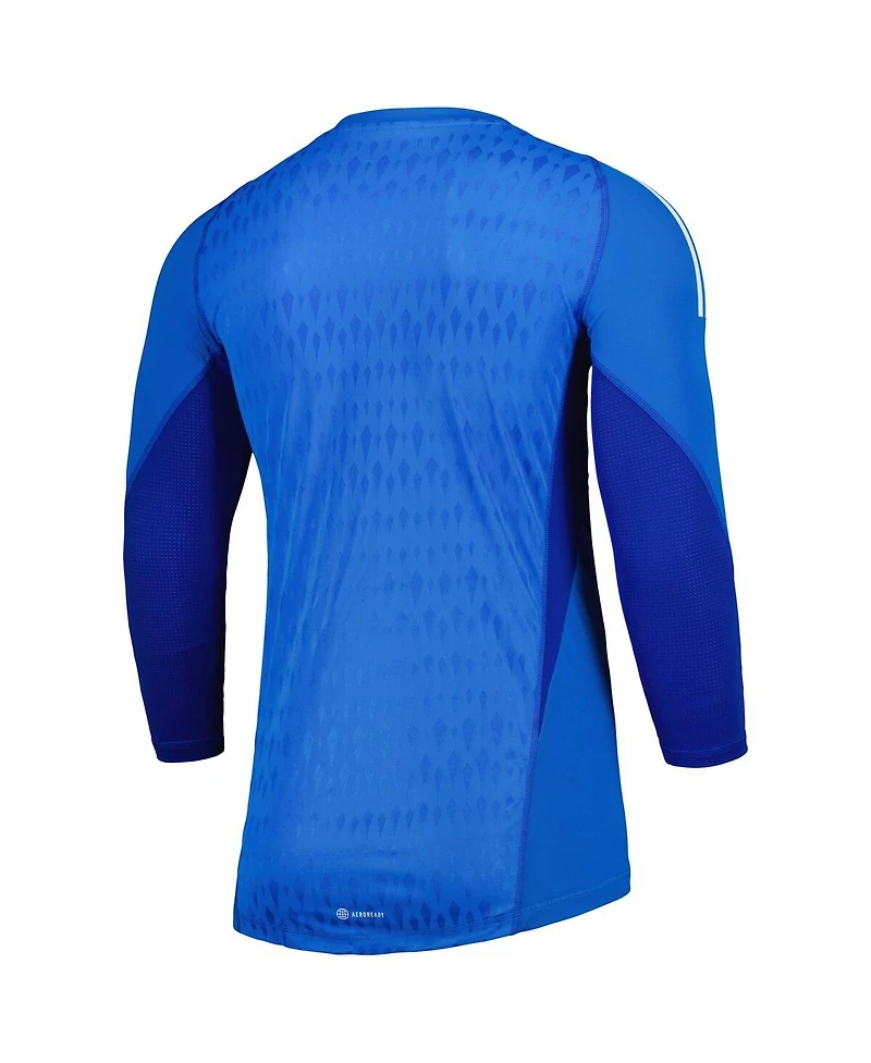 Men's adidas Blue Houston Dynamo Fc 2023 Goalkeeper Long Sleeve Replica Jersey