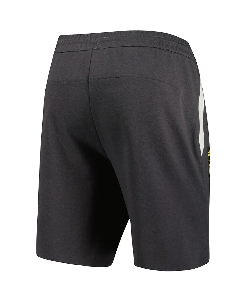 Men's adidas Charcoal Columbus Crew 2023 Player Travel Shorts
