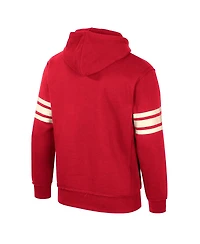 Men's Colosseum Crimson Alabama Tide Saluting Pullover Hoodie