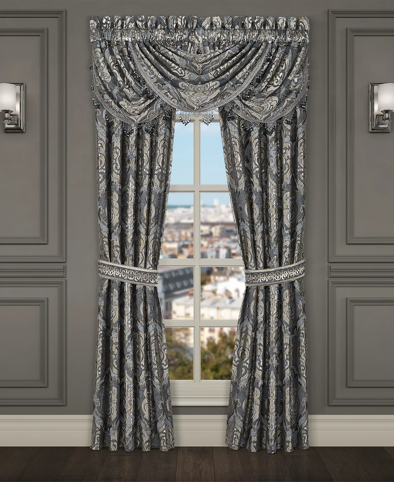 J Queen New York Amici Window Waterfall Valance, 33" x 43"