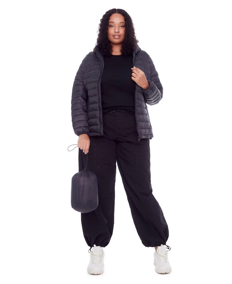 Alpine North Plus Yoho Lightweight Packable Puffer Jacket & Bag