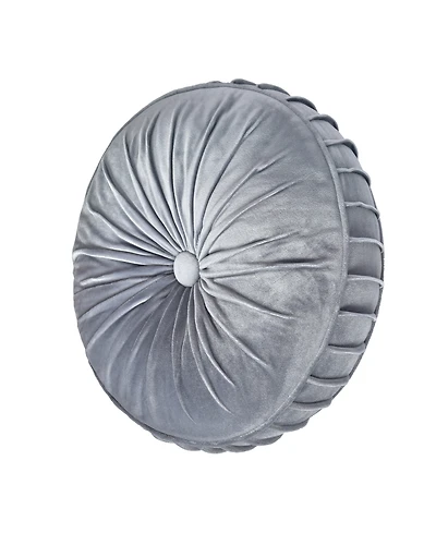 J Queen New York Dicaprio Tufted Decorative Pillow, 15" Round