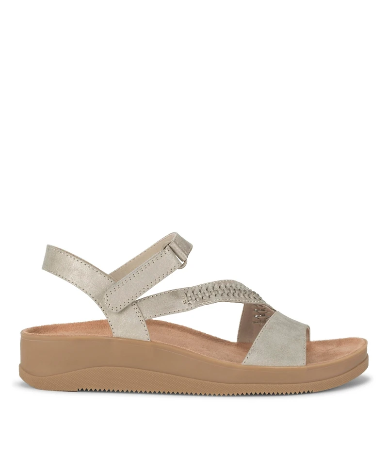 Baretraps Women's Frolick Asymmetrical Wedge Sandals