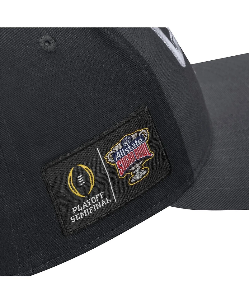Men's Black Nike College Football Playoff 2024 Sugar Bowl Champions Locker Room Adjustable Hat