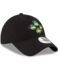 Men's New Era Black Teenage Mutant Ninja Turtles 9TWENTY Adjustable Hat