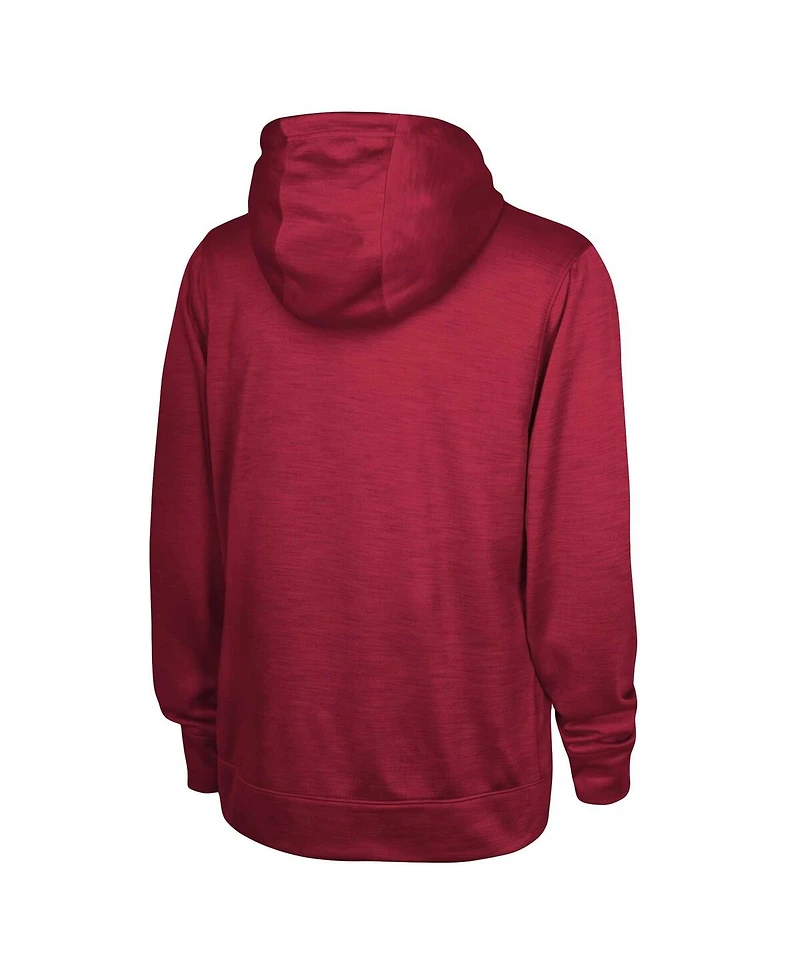 Men's Red Tampa Bay Buccaneers Speed Drill Streak Pullover Hoodie