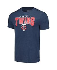 Men's Concepts Sport Charcoal, Navy Minnesota Twins Meter T-shirt and Pants Sleep Set