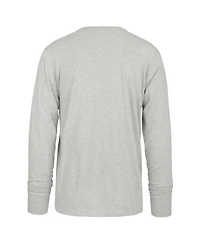 Men's '47 Brand Gray Distressed Philadelphia Eagles Premier Franklin Long Sleeve T-shirt