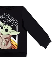 Star Wars Mandalorian The Child Boys Fleece Pullover Long Sleeve Hoodie Toddler| Child