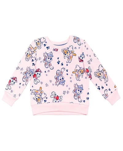 Paw Patrol Marshall Chase Skye Everest Girls Pullover Sweatshirt Toddler |Child