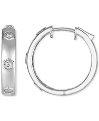 Le Vian Anywear Everywear Nude Diamond Small Hoop Earrings (1/6 ct. t.w.) 14k Gold, 0.82" (Also Available Rose Gold or White Gold)